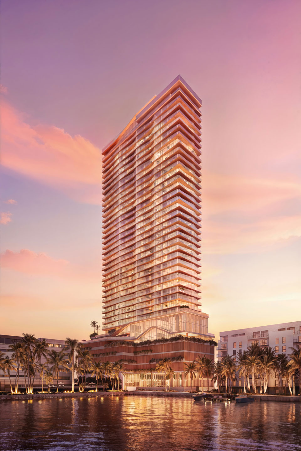 Tower at sunset
